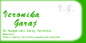 veronika garaj business card